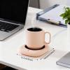 Energy Efficient USB Heated Mug Pad 2-Touch Temp Modes Auto Shut-Off Design Stainless Steel Compatible Energy Efficient USB Powered view 4
