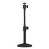 Yaregelun Hose Desktop Webcam Stand Adjustable Metal Desk Tripod Streaming Support with Sturdy Mount Base view 1