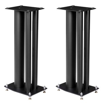 Floor Standing Speaker Stands for Bookshelf Studio Monitor, Speaker Mount Holder with Spike Feet Pad, for Home Theater Surround (20~90cm) - 1 Pair(21 * 28 * 20cm)