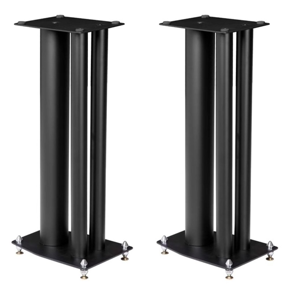 Floor Standing Speaker Stands for Bookshelf Studio Monitor, Speaker Mount Holder with Spike Feet Pad, for Home Theater Surround (20~90cm) - 1 Pair(21 * 28 * 20cm)