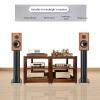 Floor Standing Speaker Stands for Bookshelf Studio Monitor, Speaker Mount Holder with Spike Feet Pad, for Home Theater Surround (20~90cm) - 1 Pair(21 * 28 * 20cm) view 2