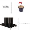 Floor Standing Speaker Stands for Bookshelf Studio Monitor, Speaker Mount Holder with Spike Feet Pad, for Home Theater Surround (20~90cm) - 1 Pair(21 * 28 * 20cm) view 4