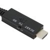 BAFOVY SCART to HD Multimedia Interface Converter, 1080P Video Adapter with USB Power Cable, Upscaling Converter Box for Old DVD Player VHS VCR to Modern HDTV Monitor Projector view 3