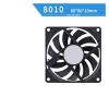 8010 DC Cooling Fan DC5V12V24V Notebook Bracket Refrigerator Tableware Disinfection Box view 2