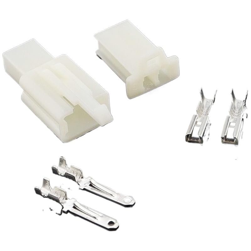10set/lot 2.8mm 2/3/4/6/9 pin Automotive .8 Electrical Wire Connector Cable Terminal Plug Kits Motorcycle ebike car(10Sets 2Pin)