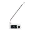 XUMIUZIY SI4732 Mini Radio with 1.9in Color Screen, Portable AM FM Pocket Radio Receiver, LSB USB Transistor Radios with 3.5mm Headphone Jack Telescopic Antennae for Walking Camping (White) view 1