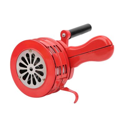 ZAICOLER Hand Crank Siren, 120DB Loud Manual Operated Metal Alarm with Portable Hand Held Design, for Factories Schools Troops Emergency Safety