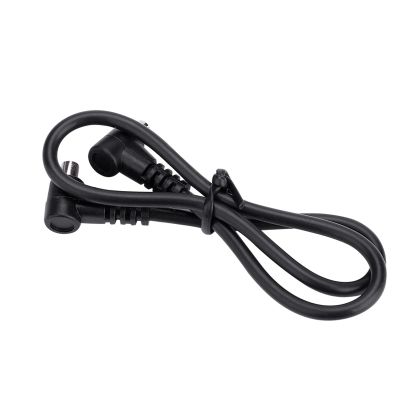 Tbest PC Sync Cable 30cm Male to Flashlight Camera Connector Cord Reliable Triggering for DSLR Photography Black Plastic 12inch