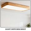 JHKNNK Ceiling Light Diffuser: Acrylic Fluorescent Light Cover 15.7" x 11.8" - Drop Ceiling Lighting Panel Replacement Fixture Cover for Office Classroom view 3