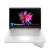 HP 14 Laptop Intel Celeron N4500 8GB Memory 256GB eMMC Storage, Microsoft Office 365 Included, Windows 11 Home S Mode, Pale Rose Gold, with Free Wireless Mouse view 1