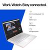 HP 14 Laptop Intel Celeron N4500 8GB Memory 256GB eMMC Storage, Microsoft Office 365 Included, Windows 11 Home S Mode, Pale Rose Gold, with Free Wireless Mouse view 3