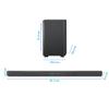 Philips TAB6200 2.1 Channel Soundbar with Wireless Subwoofer, Dolby Atmos, DTS Virtual:X, 240W Surround Sound, HDMI eARC, Bluetooth 5.3 with LE Audio, Roku TV Ready, Ultra-Slim Design, Wall Mountable view 4