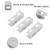 Yosoo Laptop Mount Holder Under Desk, Space Saving Carbon Steel Shelf for Keyboard with Screws Store Tablet Stylish Organized Workspace view 2