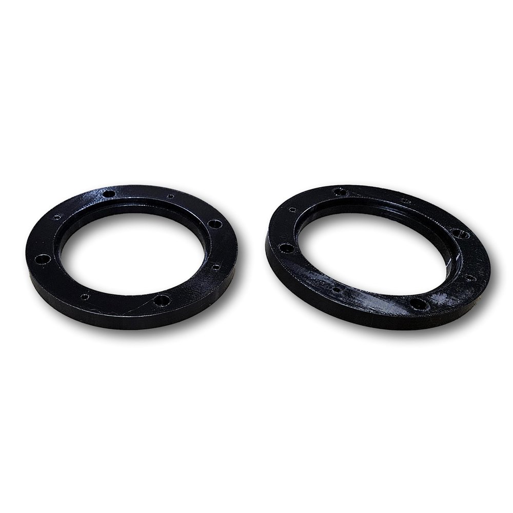 1 Pair - Universal 4 Inch Car Door Speaker Mounting Ring Spacer Adapter - SPKBRK016