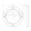 1 Pair - Universal 4 Inch Car Door Speaker Mounting Ring Spacer Adapter - SPKBRK016 view 2