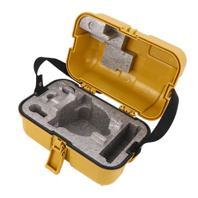Fafeicy Yellow Surveying Equipment Cases Single Lock Storage Box for Total Station Level Theodolite and Field Instruments Durable PP Material