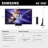 Samsung QN48S90FAEXZA 48 Inch 4K OLED Smart TV with an Austere 5S-PS4-US1 4-Outlet Power (2025) view 3