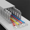5 10 15 20 25 Pcs Cuttable Open Slot Wire Channel, 79 in Length Decoration PVC Network Cable Hider for Office Conference Room School, Cable Management Kit(6 pcs,W H 4in x 2in) view 1