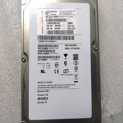 160GB 3.5" for SATA Internal Hard Drive - 7200RPM, 16MB Cache, Compatible with 39M4522, 39M4525, 42C0466