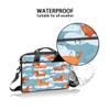 Adornori Dachshund Dog 15 Inch Laptop Bag for Women Men Clouds Waterproof Computer Carrying Case with Shoulder Straps view 3
