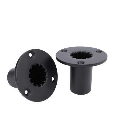 Fabater Speaker Mount Stand Top Bracket, Speaker Stand Top Hat, 2 Pack Aluminum Alloy Metal Speaker Pole Mount for PA DJ Setup, Speaker Tripod Stand Internal Mount Adapter Base