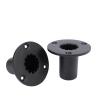 Fabater Speaker Mount Stand Top Bracket, Speaker Stand Top Hat, 2 Pack Aluminum Alloy Metal Speaker Pole Mount for PA DJ Setup, Speaker Tripod Stand Internal Mount Adapter Base view 1