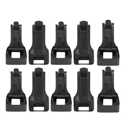 HKLN4510 RMM2050 RMU2080 Holster 10-Pack - Black Replacement Belt Clip for Motorola RM Series Two Way Radio, Compatible with RMU2040 RMU2043 RMV2080 RMU2080D Models