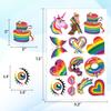 100PCS Pride Stickers  LGBTQ Rainbow Vinyl Decals for Teens, Kids Water Bottles, Laptops, Journals view 3