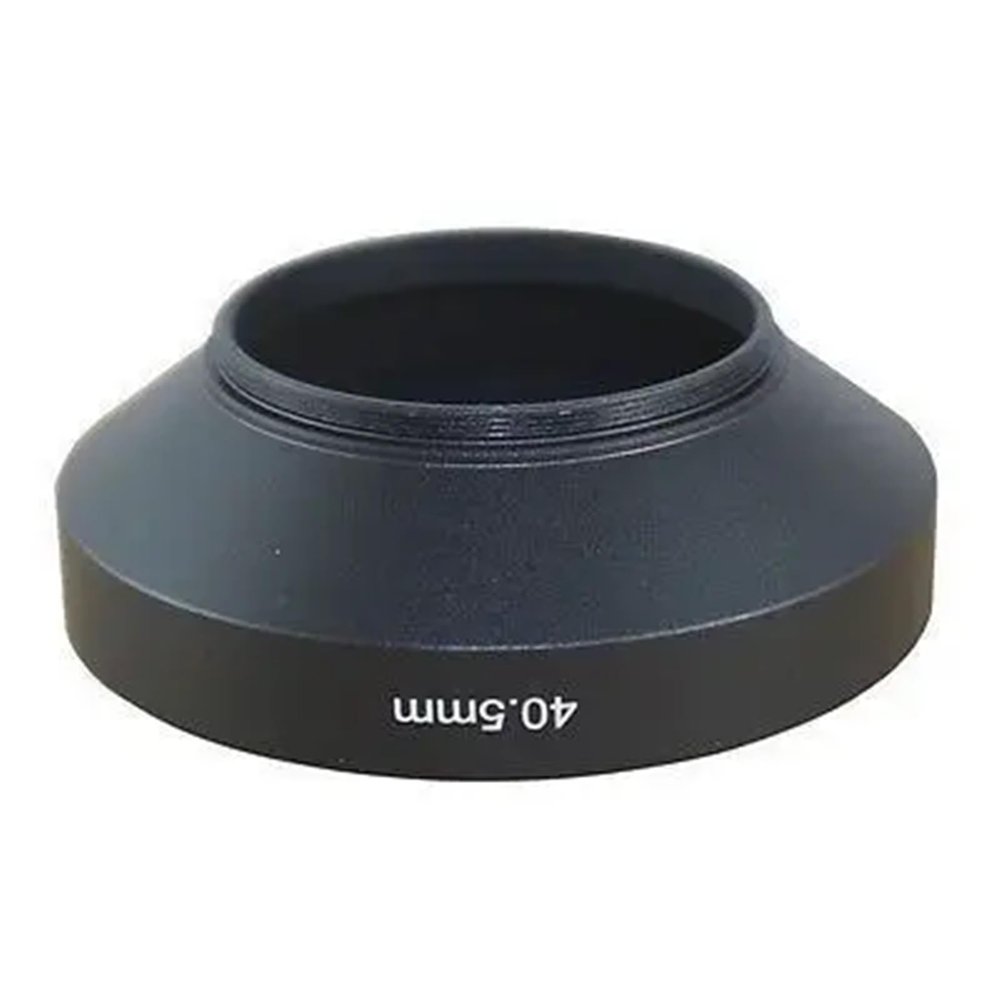 10pcs/lot 37 39 40.5 43 46mm Black Camera Metal Lens Hood Wide Angle Screw in Mount Lens Hood for Canon for Nikon Excellent(43mm)