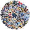100PCS Police Stickers  Law Enforcement Waterproof Vinyl Decals for Kids, Boys & Girls, Cars, Badges, Scrapbook, Laptop, Water Bottle view 1