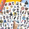 100PCS Police Stickers  Law Enforcement Waterproof Vinyl Decals for Kids, Boys & Girls, Cars, Badges, Scrapbook, Laptop, Water Bottle view 3