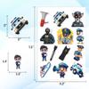 100PCS Police Stickers  Law Enforcement Waterproof Vinyl Decals for Kids, Boys & Girls, Cars, Badges, Scrapbook, Laptop, Water Bottle view 4
