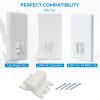 Foruly Replacement Wall Mount Bracket for Ubiquiti U6-Mesh-Pro, UAP-AC-M-PRO-US, UAP-AC Outdoor | Easy Slide-On Install | UV & Weather Resistant ASA Material view 2