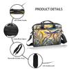 Adornori Retro Floral Dragonfly Laptop Shoulder Bag 15 Inch Waterproof Computer Briefcase Laptop Sleeve Case for Work Business Travel view 4