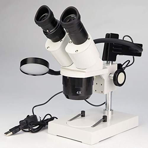 USZWBY Mobile Phone Repairingsoldering Stereo Binocular Microscope with Led Light Compatible with Jewelry Identify