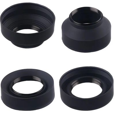 10pcs 49 52 55 58 62 67 72 77 82mm 3-Stage 3 in1 Collapsible Rubber Foldable Lens Hood DSIR Lens for All Camera Excellent(72mm)