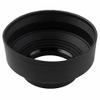 10pcs 49 52 55 58 62 67 72 77 82mm 3-Stage 3 in1 Collapsible Rubber Foldable Lens Hood DSIR Lens for All Camera Excellent(72mm) view 2