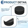 MECCANIXITY Single Sided Speaker Isolation Pads, 45mmx20mm Round Black Non Slip EVA Acoustic Foam Pads Feet Anti-Vibration Base for Decks Speaker Subwoofer HiFi Sound System, Pack of 8 view 3