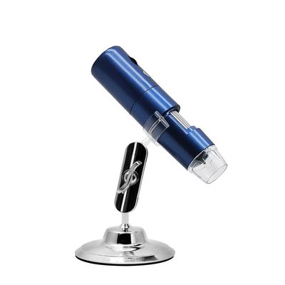 USZWBY Microscope Digital Microscopio Zoom Handheld Led Magnifier 1000X Charge Microscope for Phone Tablet (White)