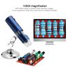 USZWBY Microscope Digital Microscopio Zoom Handheld Led Magnifier 1000X Charge Microscope for Phone Tablet (White) view 2