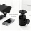 Mini Ball Head with 1/4 Inch Screw Interface, Aluminum Alloy, Portable and Stable - Lightweight Design, Non - Slip Rubber Pad, Ideal for Live Broadcast and Photography view 3