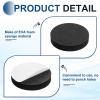 MECCANIXITY Single Sided Speaker Isolation Pads, 65mmx12mm Round Black Non Slip EVA Acoustic Foam Pads Feet Anti-Vibration Base for Decks Speaker Subwoofer HiFi Sound System, Pack of 8 view 3
