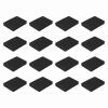 MECCANIXITY Single Sided Speaker Isolation Pads, 90mmx65mmx15mm Square Black Non Slip EVA Acoustic Foam Pads Feet Anti-Vibration Base for Decks Speaker Subwoofer HiFi Sound System, Pack of 16 view 1