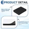 MECCANIXITY Single Sided Speaker Isolation Pads, 90mmx65mmx15mm Square Black Non Slip EVA Acoustic Foam Pads Feet Anti-Vibration Base for Decks Speaker Subwoofer HiFi Sound System, Pack of 16 view 3