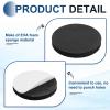 MECCANIXITY Single Sided Speaker Isolation Pads, 65mmx8mm Round Black Non Slip EVA Acoustic Foam Pads Feet Anti-Vibration Base for Decks Speaker Subwoofer HiFi Sound System, Pack of 8 view 3