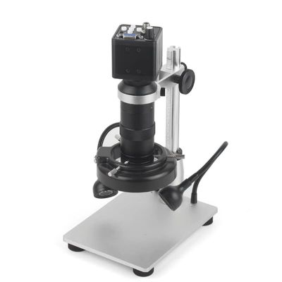USZWBY 1080P Hdmi USB Electronic Digital Video Microscope Camera 130X Zoom C Mount Lens USB Led Light for Lab PCB Phone Repair Tools