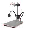USZWBY 1080P Hdmi USB Electronic Digital Video Microscope Camera 130X Zoom C Mount Lens USB Led Light for Lab PCB Phone Repair Tools view 3