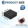 MECCANIXITY Single Sided Speaker Isolation Pads, 50mmx50mmx20mm Square Black Non Slip EVA Acoustic Foam Pads Feet Anti-Vibration Base for Decks Speaker Subwoofer HiFi Sound System, Pack of 16 view 2
