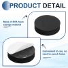 MECCANIXITY Single Sided Speaker Isolation Pads, 60mmx16mm Round Black Non Slip EVA Acoustic Foam Pads Feet Anti-Vibration Base for Decks Speaker Subwoofer HiFi Sound System, Pack of 8 view 3