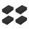 MECCANIXITY Single Sided Speaker Isolation Pads, 60mmx40mmx20mm Square Black Non Slip EVA Acoustic Foam Pads Feet Anti-Vibration Base for Decks Speaker Subwoofer HiFi Sound System, Pack of 4 view 1
